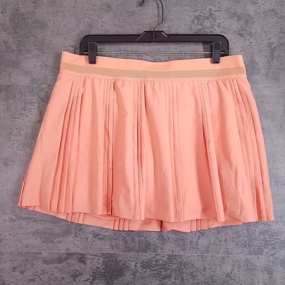 NIKE Court Advantage Dri-fit Tennis Skirt Skort Womens XL Peach FZ6512-844